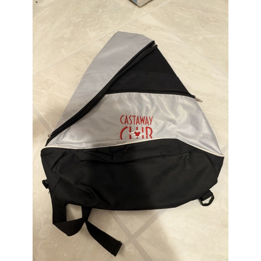 Castaway Club Disney Cruise Line One Shoulder Bag Backpack DCL Silver